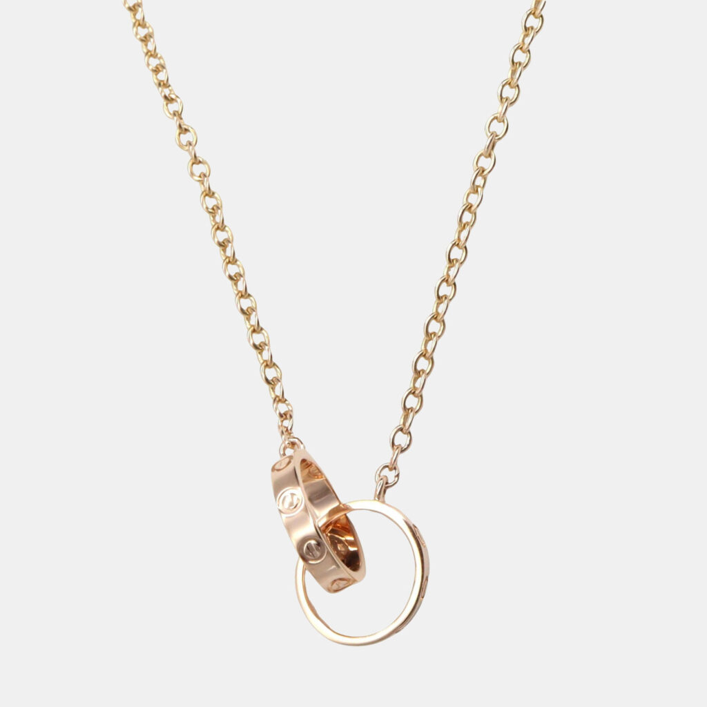 Cartier Love Interlocking 18K Rose Gold Necklace Cartier Love Interlocking 18K Rose Gold Necklace