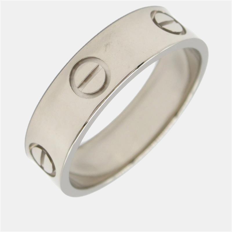 Cartier Love 18K White Gold Band Ring EU 57 Cartier Love 18K White Gold Band Ring EU 57