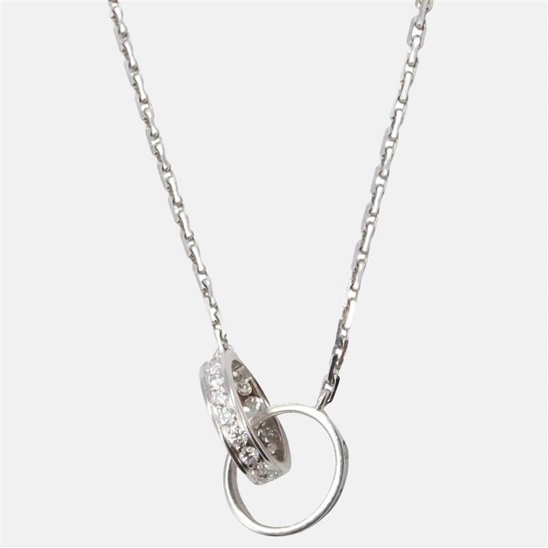 Cartier Love 18K White Gold, Diamond Necklace Cartier Love 18K White Gold, Diamond Necklace