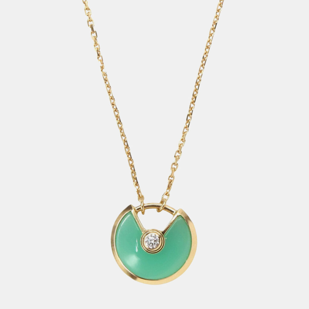 Cartier Amulette De Cartier 18K Yellow Gold, Diamond Necklace Cartier Amulette De Cartier 18K Yellow Gold, Diamond Necklace