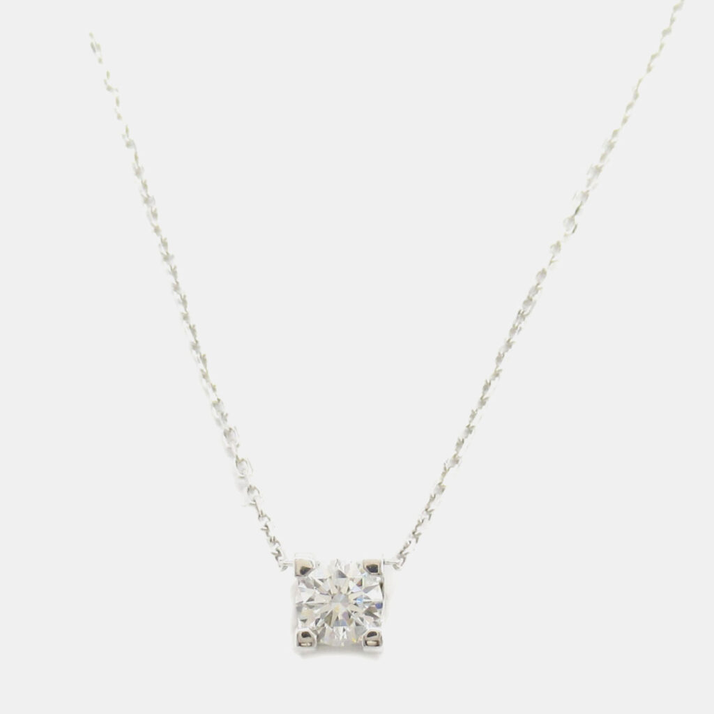 Cartier C De Cartier 18K White Gold Diamond Necklace Cartier C De Cartier 18K White Gold Diamond Necklace