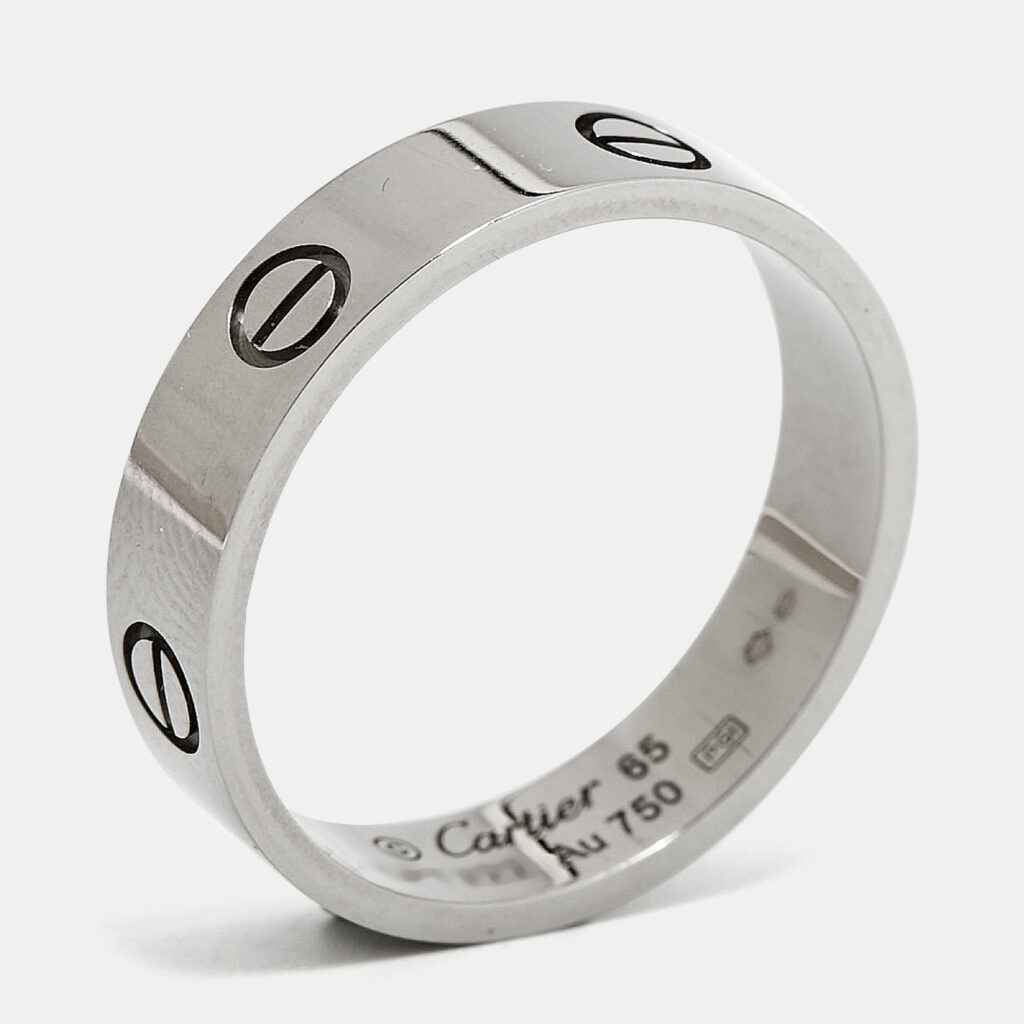 Cartier Love White Gold Ring EU 65 Cartier Love White Gold Ring EU 65