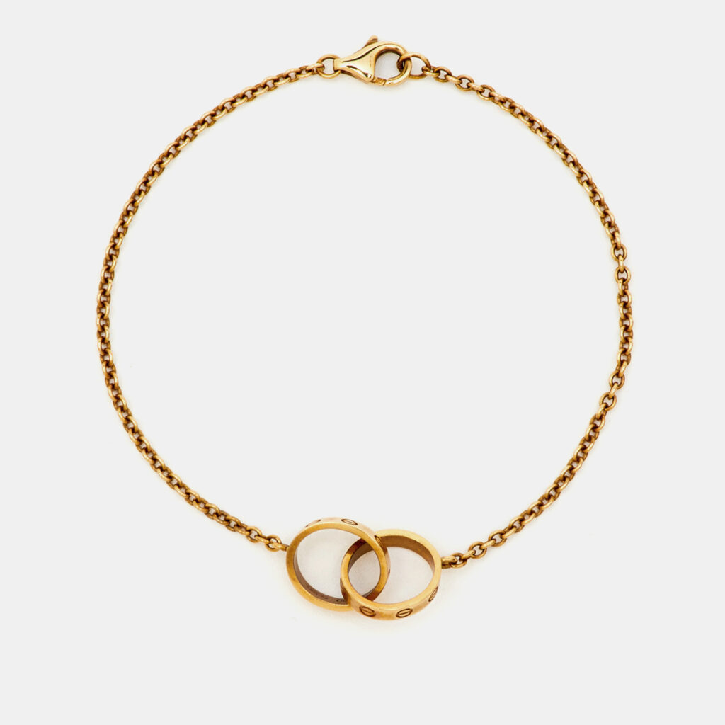 Cartier Love Interlocking Loops 18k Yellow Gold Bracelet Cartier Love Interlocking Loops 18k Yellow Gold Bracelet