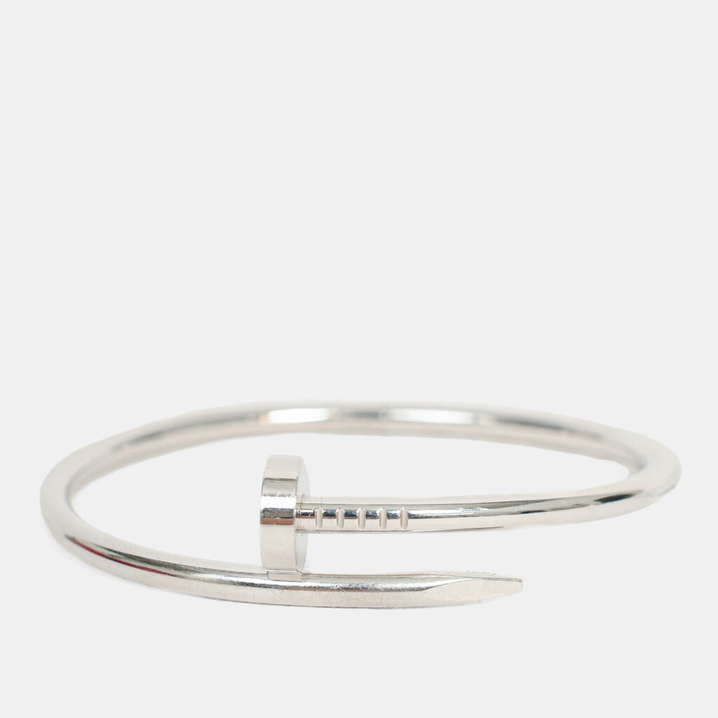 Cartier 2022 18K White Gold Juste un Clou Bracelet Classic Model Cartier 2022 18K White Gold Juste un Clou Bracelet Classic Model