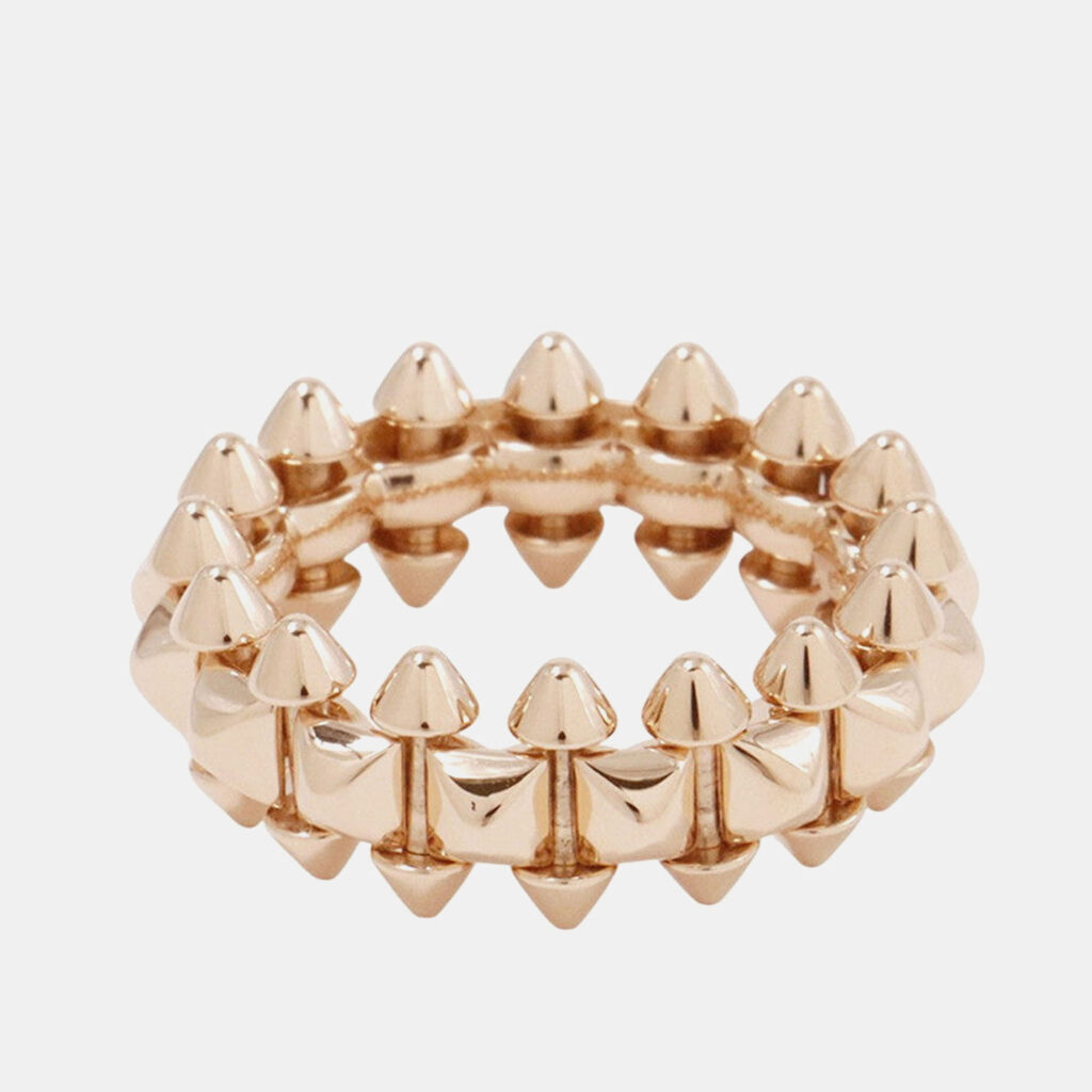 Cartier Clash de Cartier 18K Rose Gold Band Ring EU 50 Cartier Clash de Cartier 18K Rose Gold Band Ring EU 50