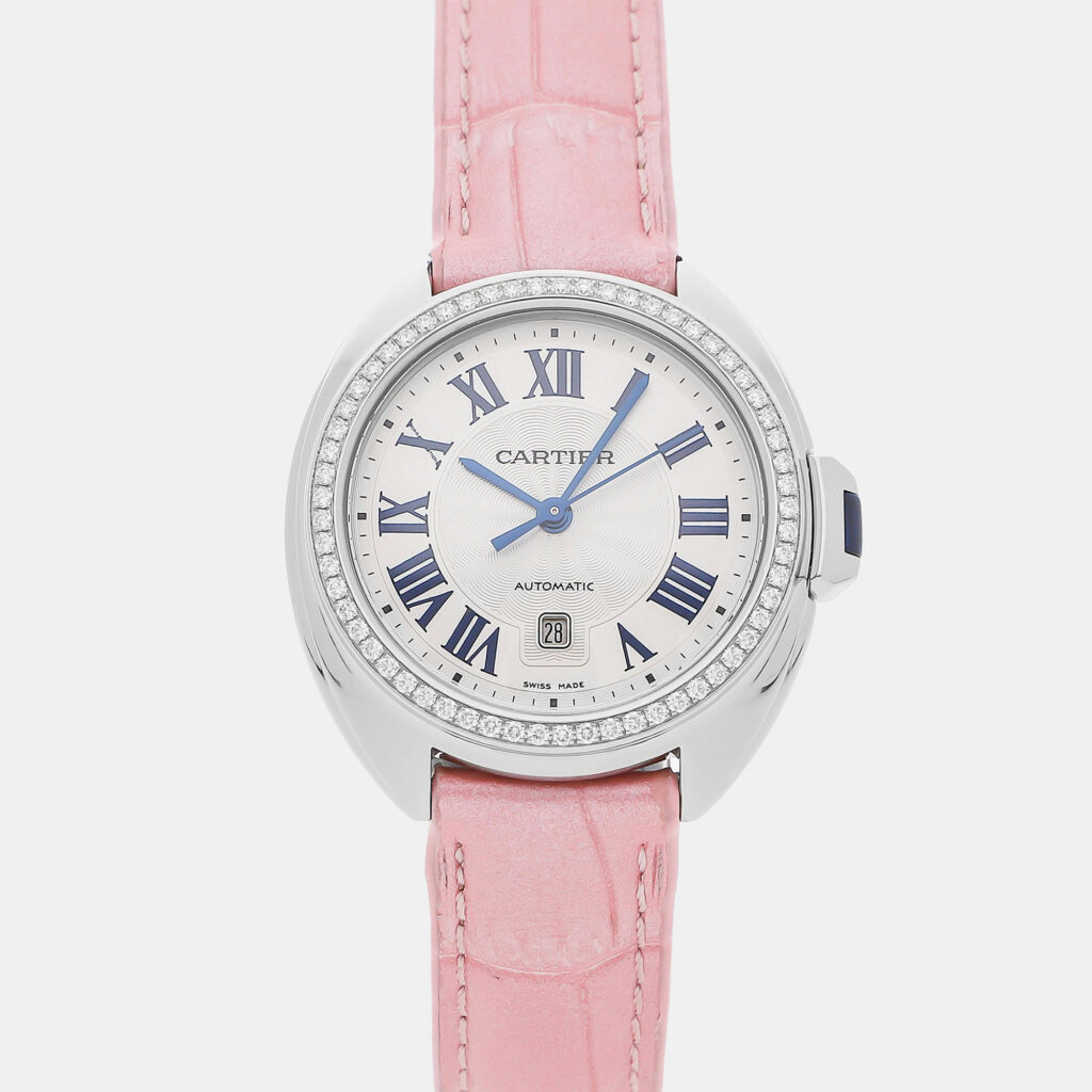 Cartier Cle De Cartier W4CL0005 Automatic Stainless Steel Silver Dial Women's Wristwatch 35mm Cartier Cle De Cartier W4CL0005 Automatic Stainless Steel Silver Dial Women's Wristwatch 35mm