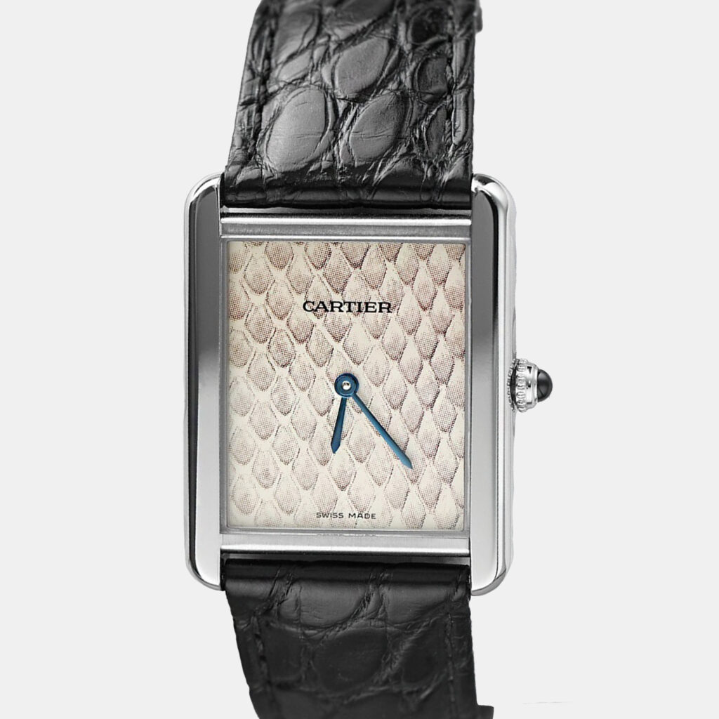 Cartier Tank Solo W5200020 Quartz Silver Stainless Steel Women's Wristwatch 30 mm Cartier Tank Solo W5200020 Quartz Silver Stainless Steel Women's Wristwatch 30 mm