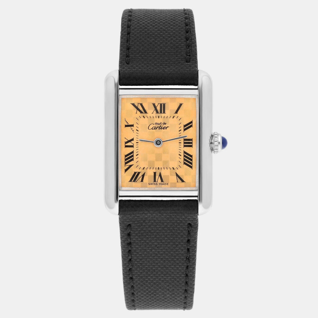 Cartier Must de Tank 2416 Quartz Silver Women's Wristwatch 22 mm Cartier Must de Tank 2416 Quartz Silver Women's Wristwatch 22 mm