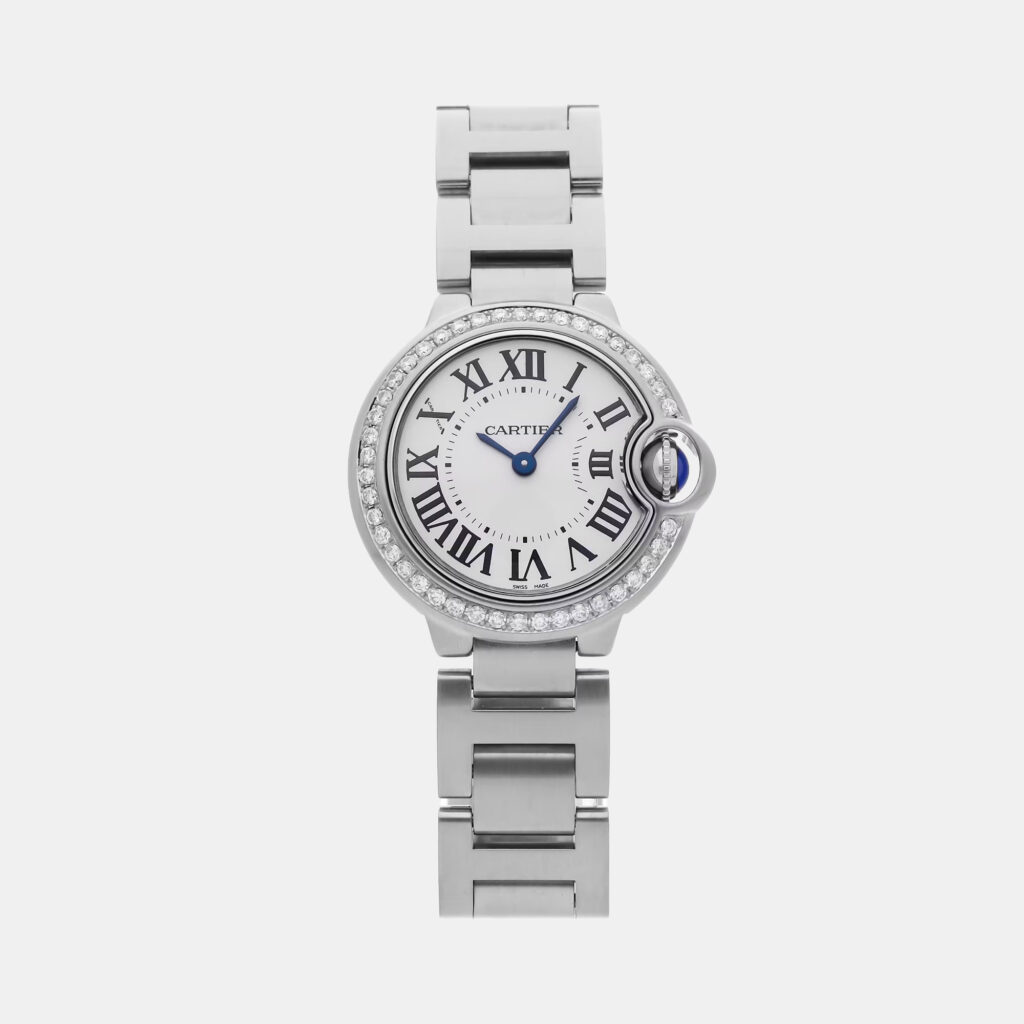 Cartier Ballon Bleu W4BB0015 Quartz White Stainless Steel Women's Wristwatch 28mm Cartier Ballon Bleu W4BB0015 Quartz White Stainless Steel Women's Wristwatch 28mm