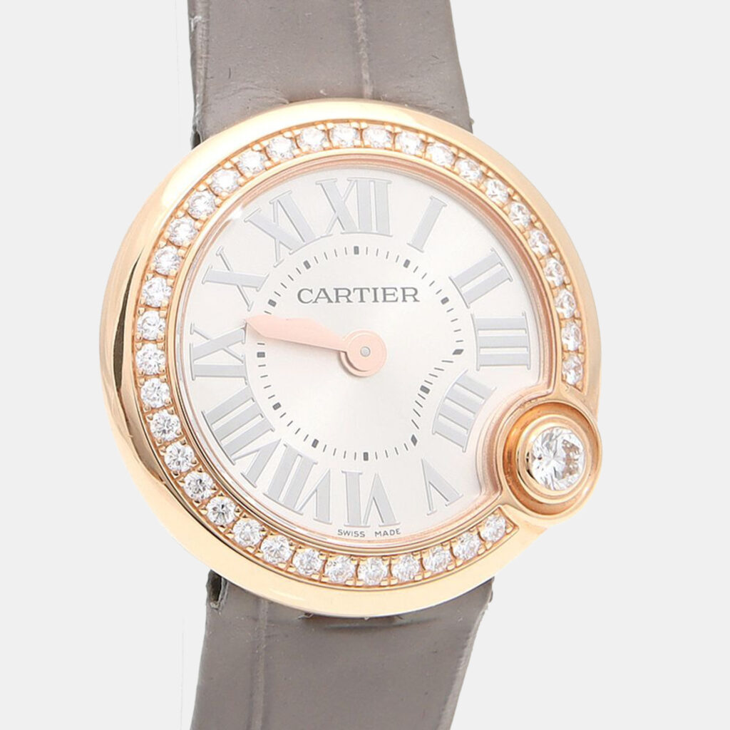 Cartier Ballon Blanc Diamond Quartz Rose Gold Women's Wristwatch 26 mm Cartier Ballon Blanc Diamond Quartz Rose Gold Women's Wristwatch 26 mm