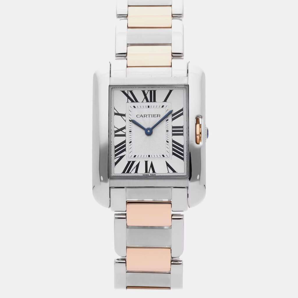 Pre-Owned Cartier Tank Anglaise Medium W5310043 Pre-Owned Cartier Tank Anglaise Medium W5310043