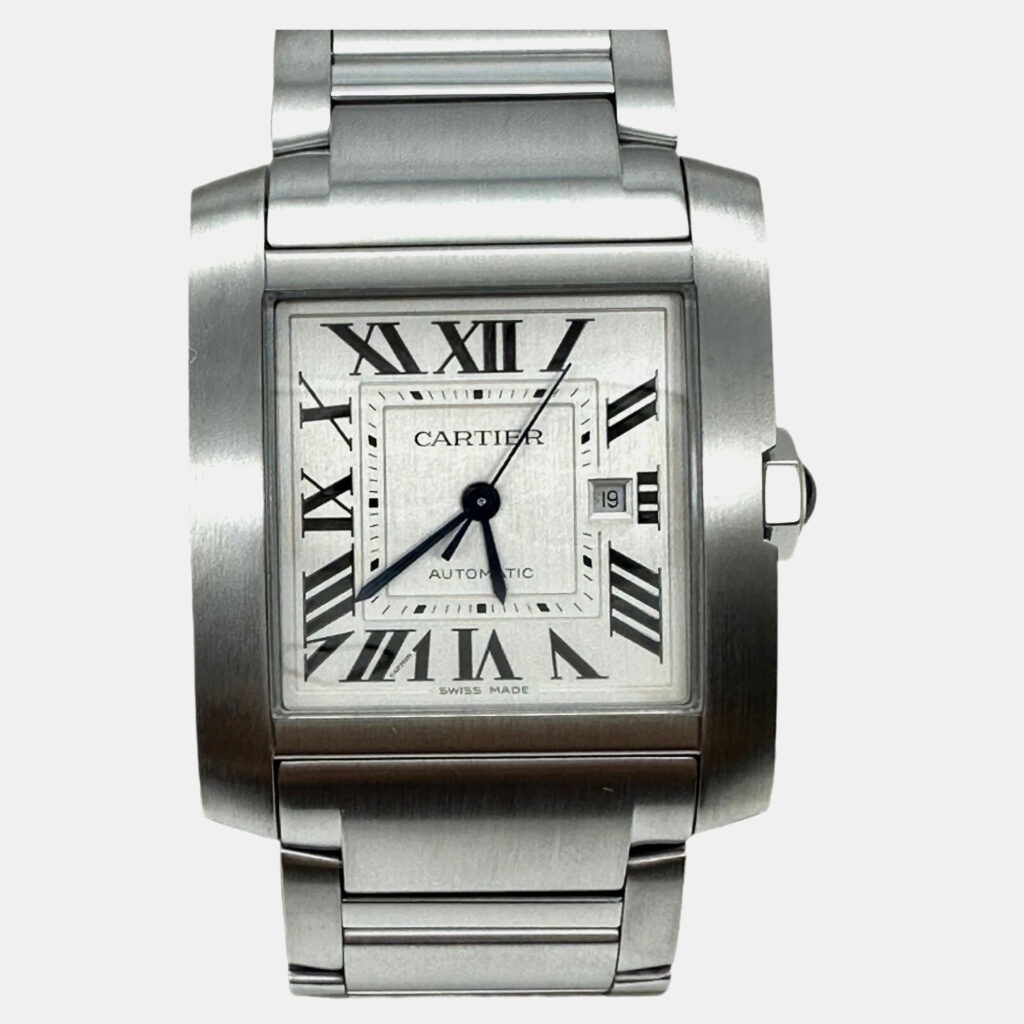 Cartier Tank Francaise WSTA0067 Automatic Silver Roman Stainless Steel Unisex Wristwatch 36.7 mm x 30.5 mm Cartier Tank Francaise WSTA0067 Automatic Silver Roman Stainless Steel Unisex Wristwatch 36.7 mm x 30.5 mm