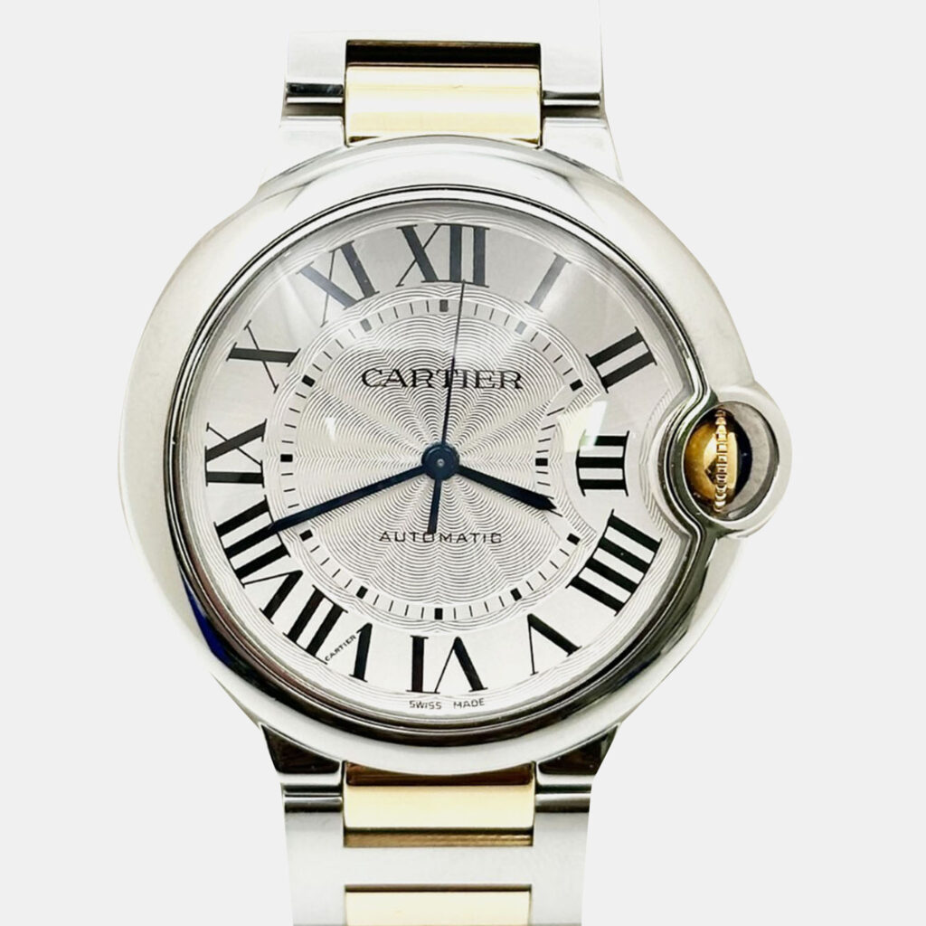 Cartier Ballon Bleu W2BB0030 4372 Automatic Silver 18K Yellow Gold Stainless Steel Unisex Wristwatch 36 mm Cartier Ballon Bleu W2BB0030 4372 Automatic Silver 18K Yellow Gold Stainless Steel Unisex Wristwatch 36 mm