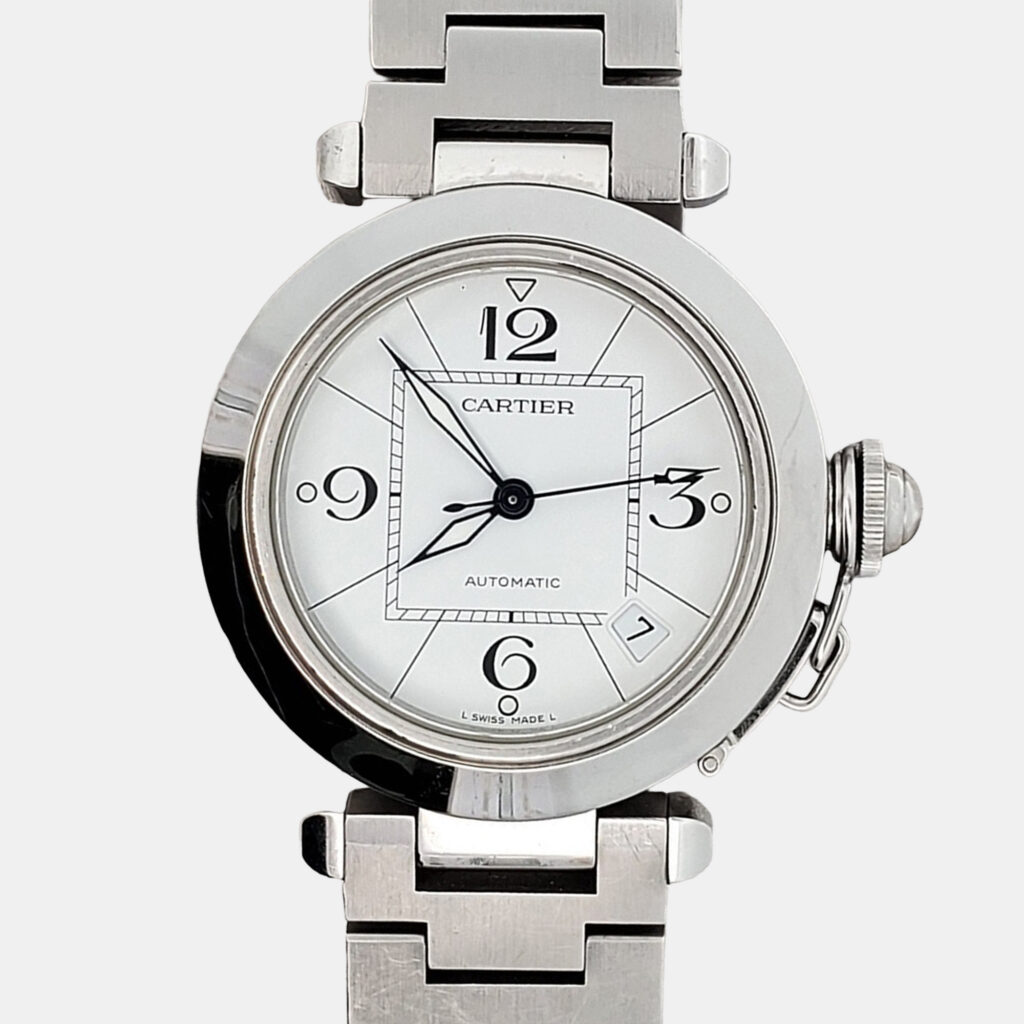 Cartier Pasha C 2324 W31074M7 Automatic White Stainless Steel Women's Wristwatch 35 mm Cartier Pasha C 2324 W31074M7 Automatic White Stainless Steel Women's Wristwatch 35 mm