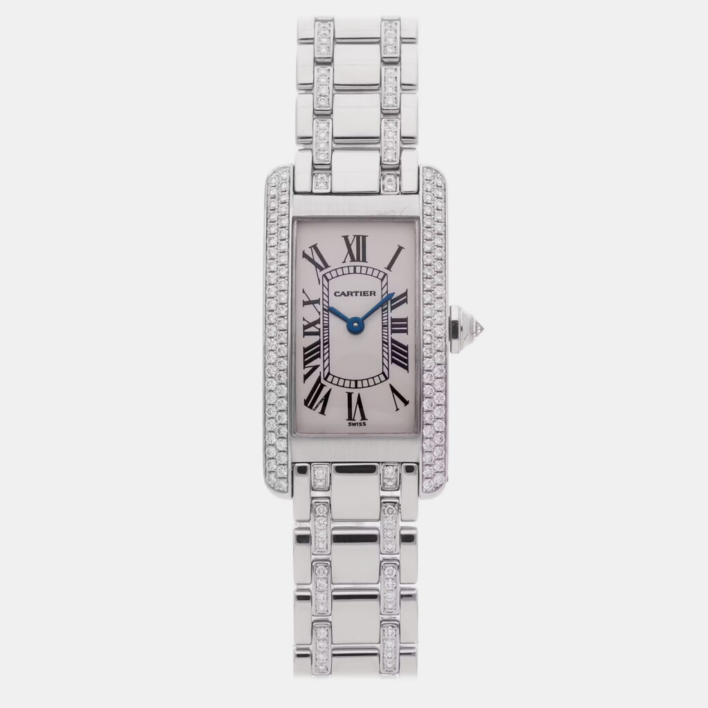 luxury-women-cartier-used-watches-p1240925-004-1.jpg Pre-Owned Cartier Tank Americaine WB7018JP 28 mm x 19 mm