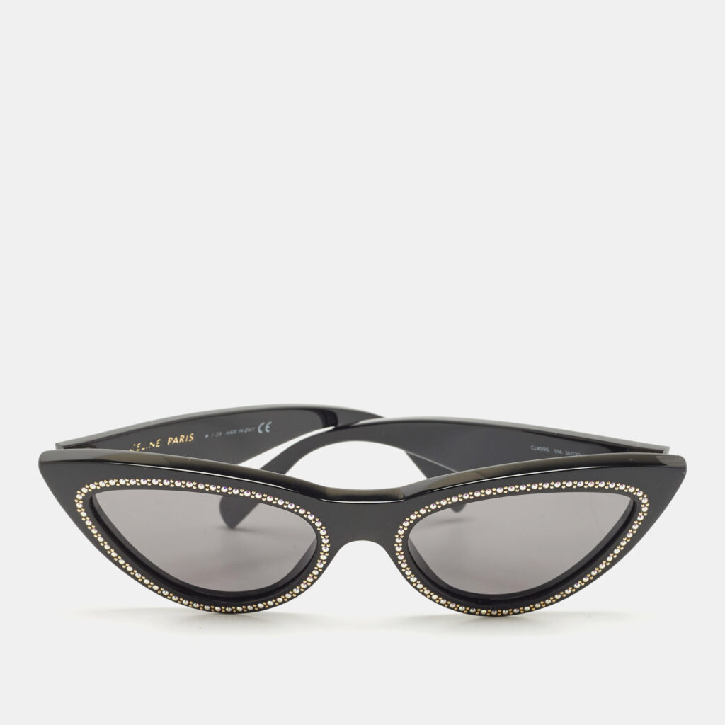 Celine Black CL4019IS Crystals Cat Eye Sunglasses Celine Black CL4019IS Crystals Cat Eye Sunglasses