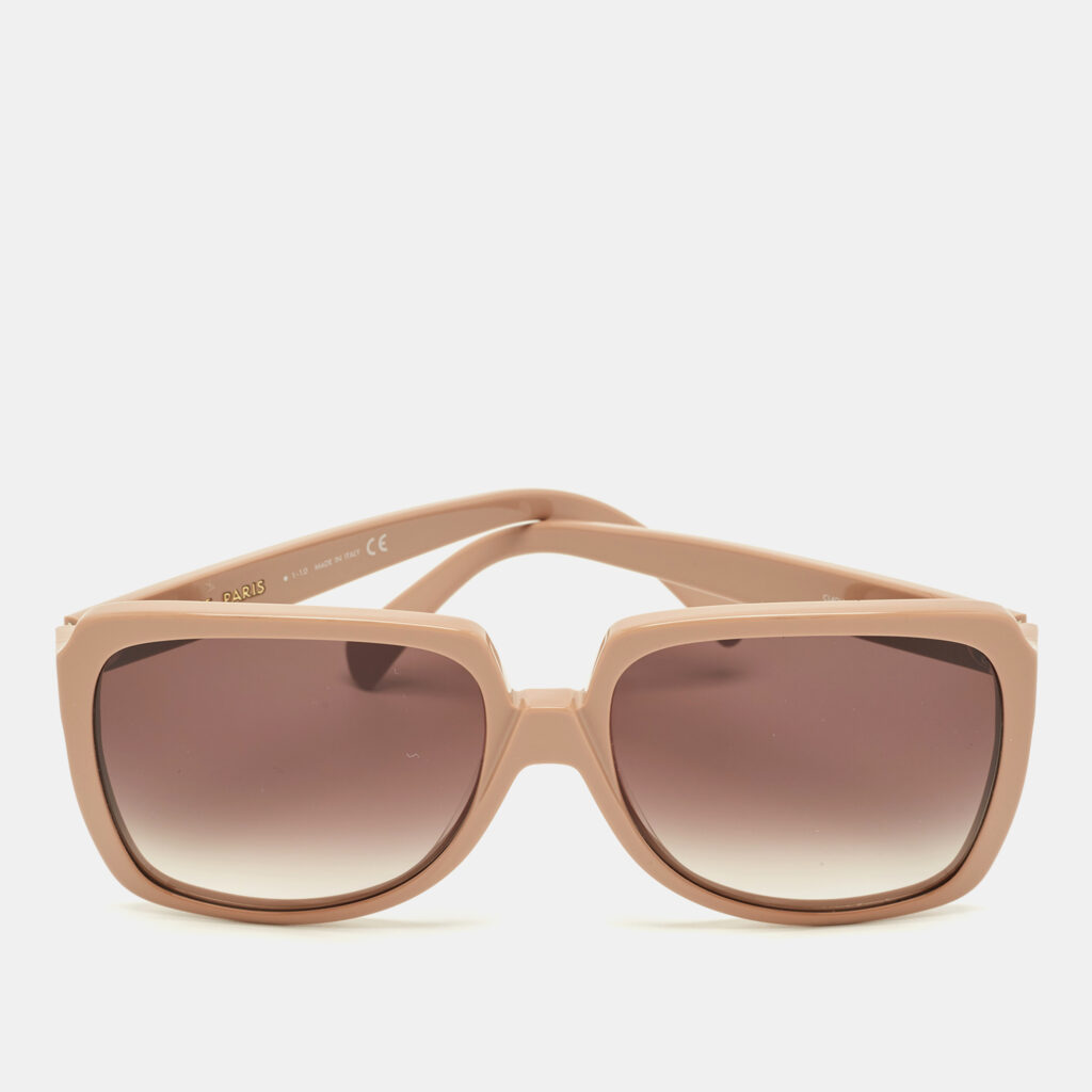 luxury-women-celine-used-accessories-p1219654-003-1.jpg Celine Beige/Grey Gradient CL40146I Oversized Sunglasses