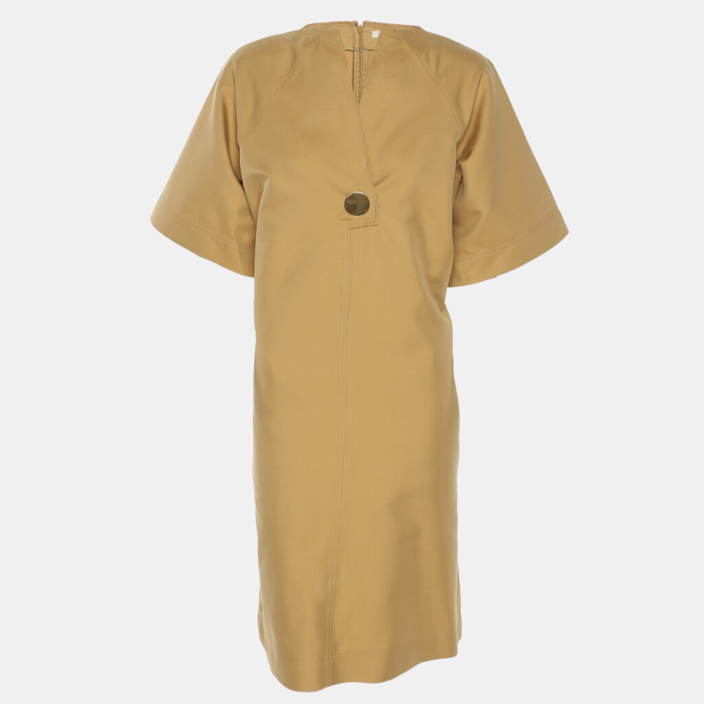 Celine Beige Cotton Dress M Celine Beige Cotton Dress M