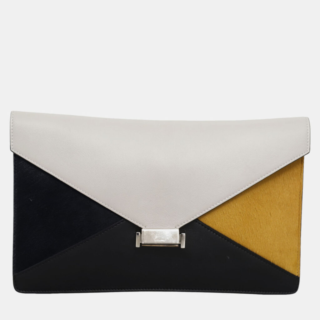 Mix Materials Envelope Clutch Mix Materials Envelope Clutch