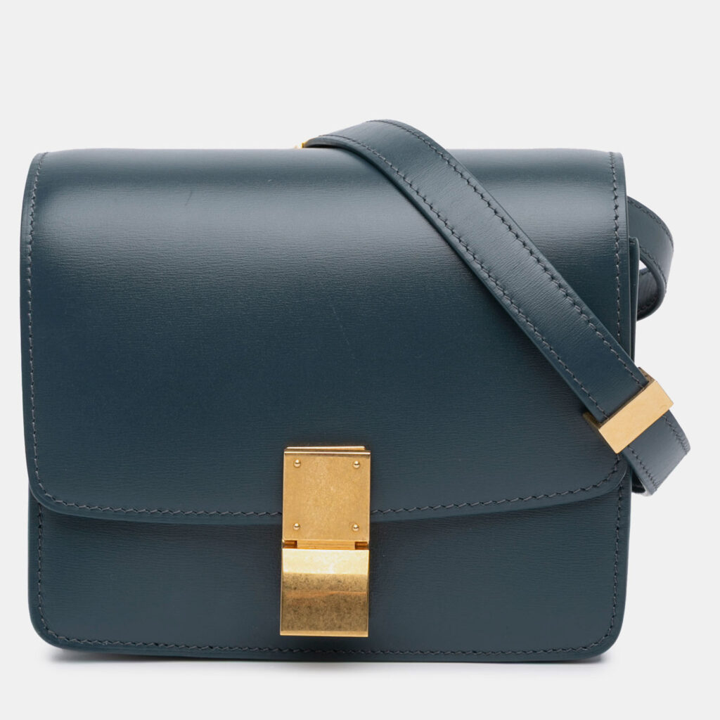 Celine Classic Box Small Calfskin Leather Shoulder Bag Celine Classic Box Small Calfskin Leather Shoulder Bag