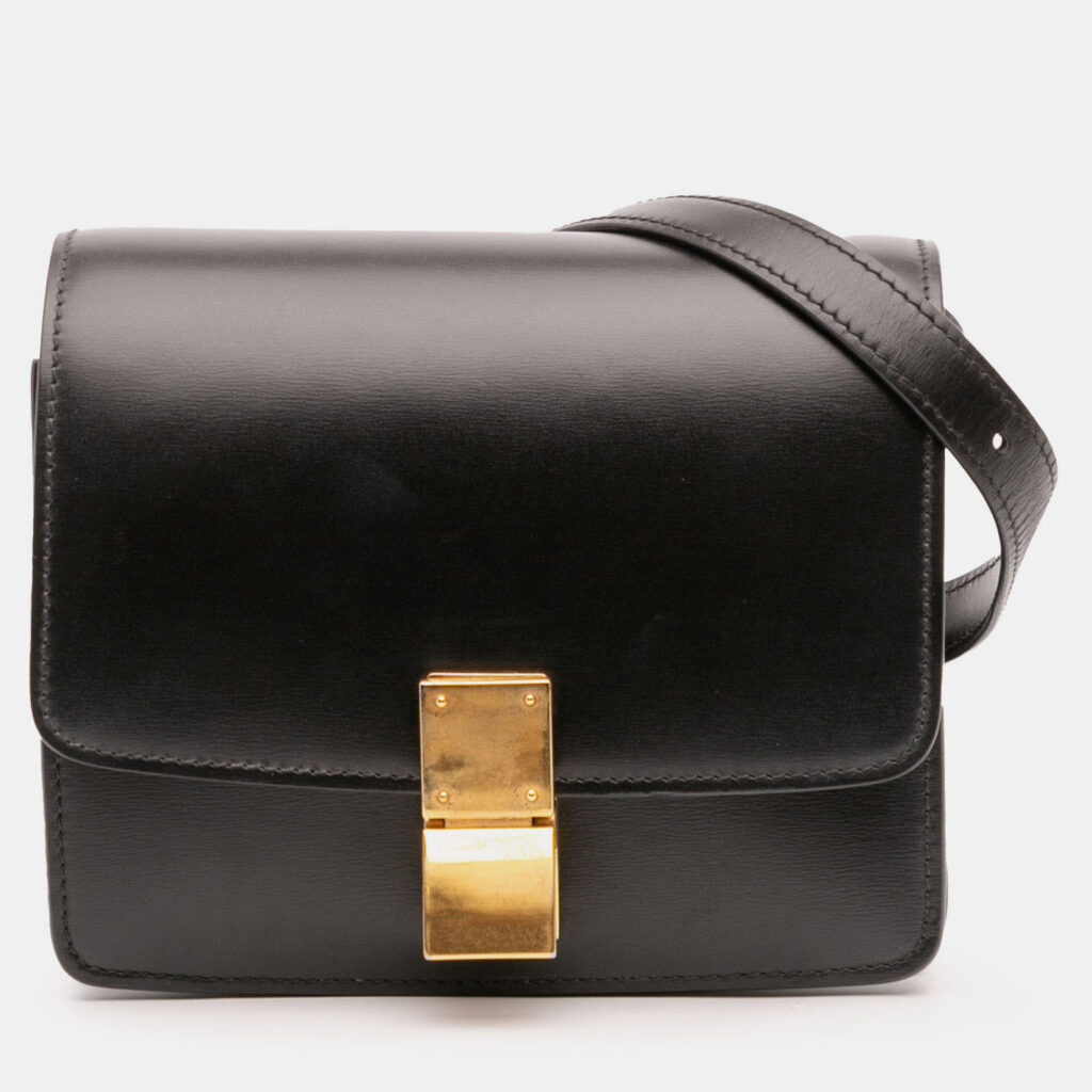 Celine Classic Box Small Calfskin Leather Crossbody Bag Celine Classic Box Small Calfskin Leather Crossbody Bag