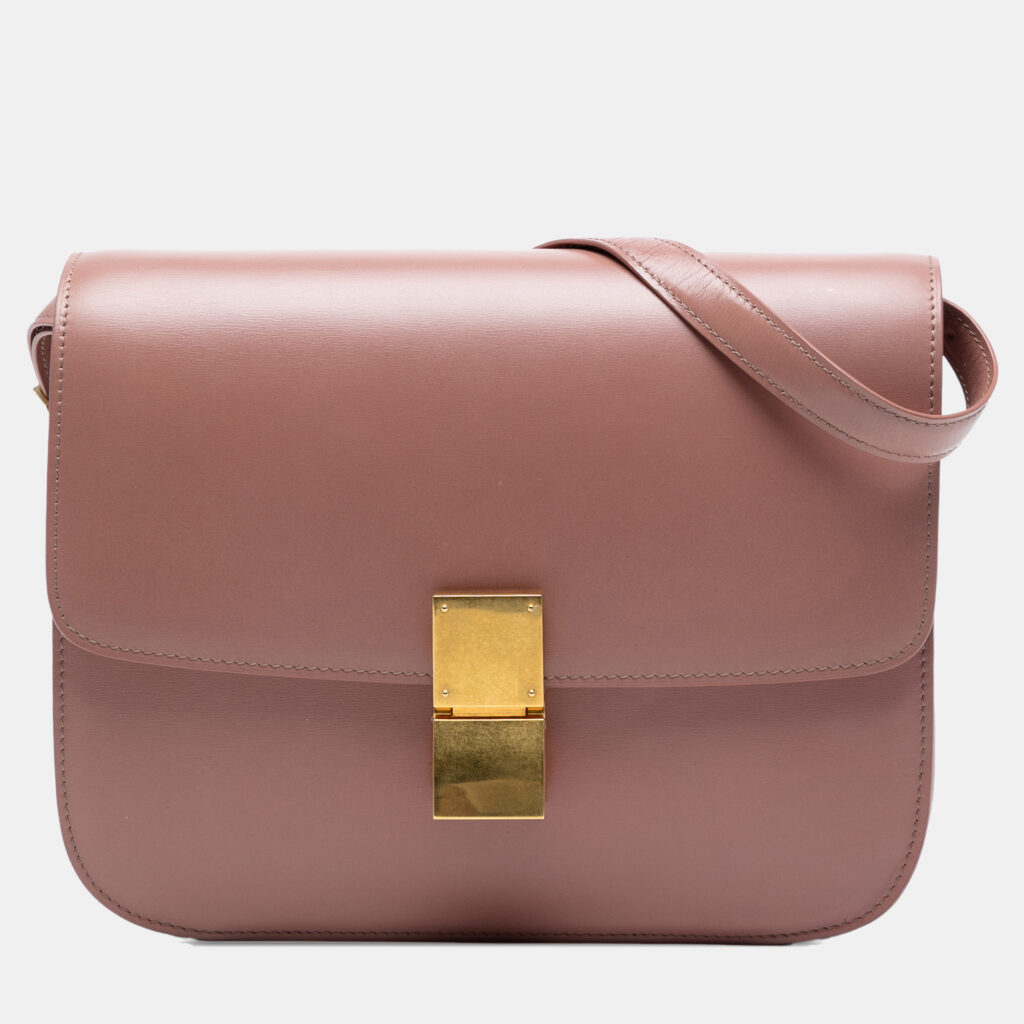 Celine Pink Medium Calfskin Classic Box