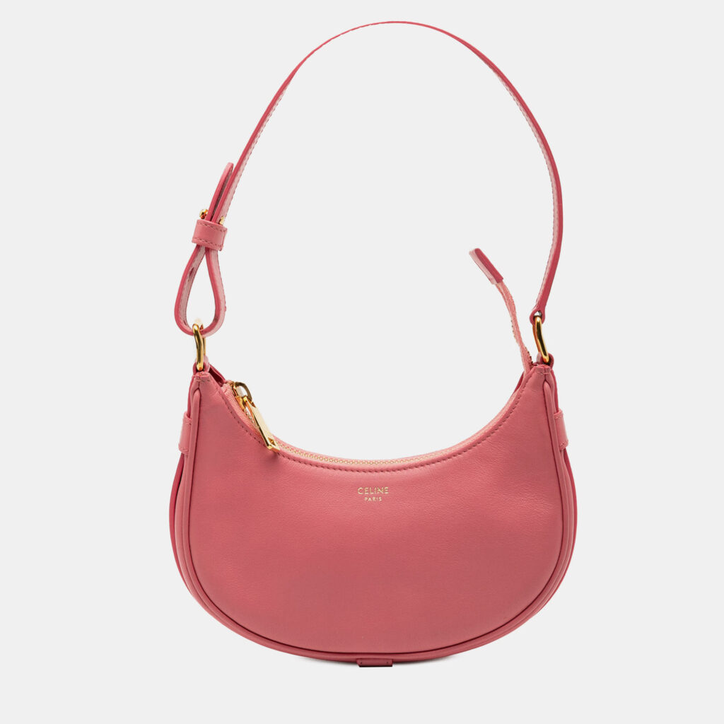 Celine Pink Leather Ava Shoulder Bag Celine Pink Leather Ava Shoulder Bag