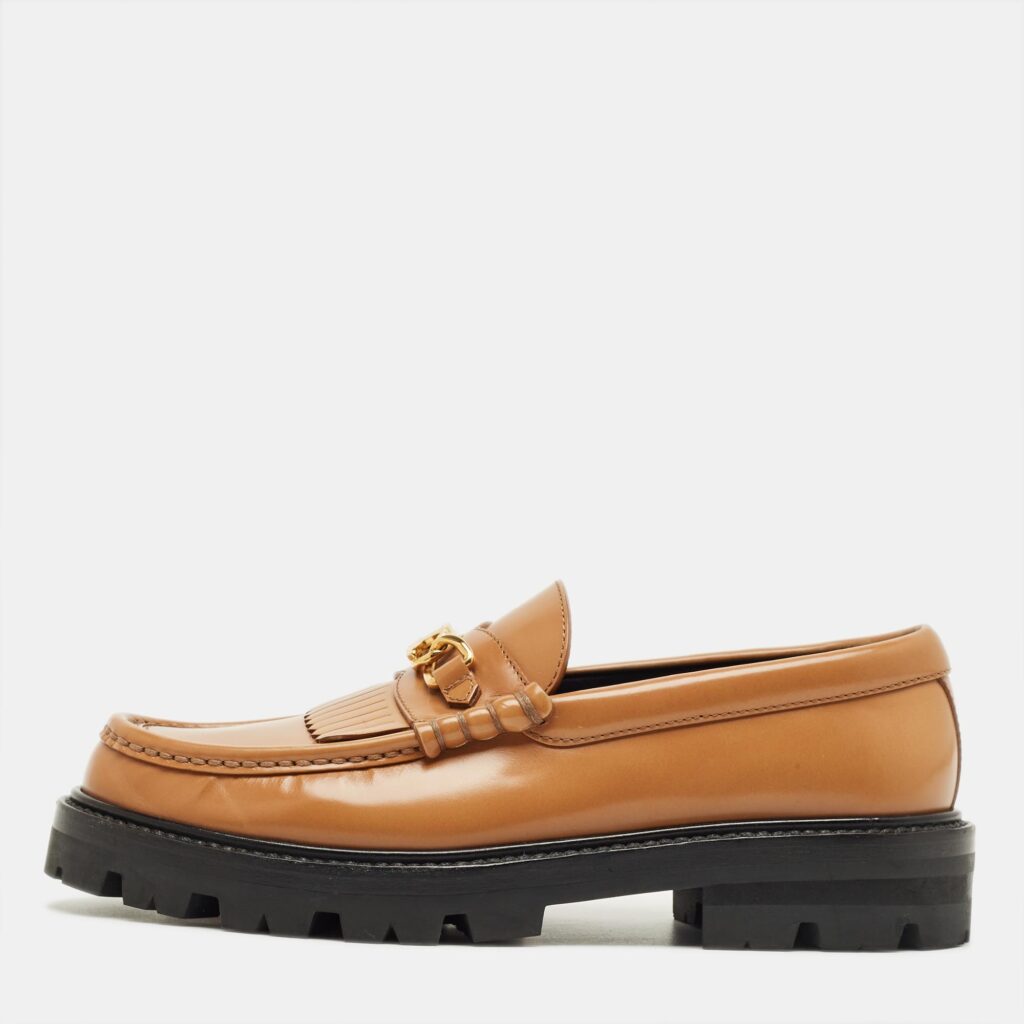 Celine Brown Leather Chunky Loafers Size 38 Celine Brown Leather Chunky Loafers Size 38