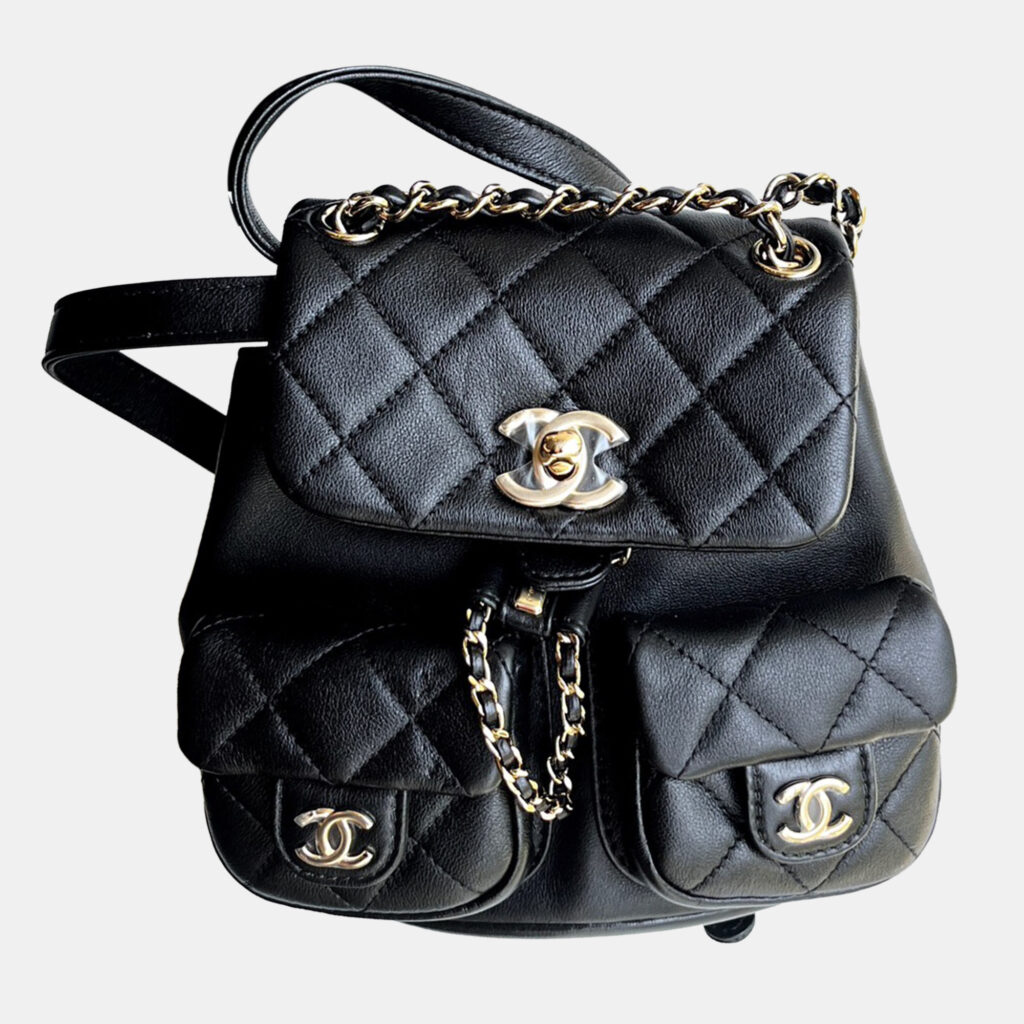 Chanel Black Duma Small Backpack Chanel Black Duma Small Backpack