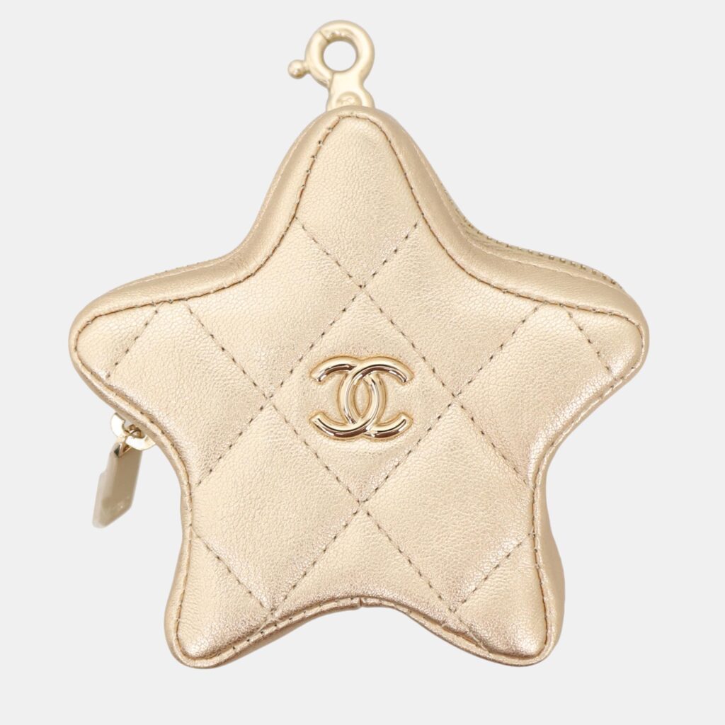Chanel Sheepskin Star Coin Purse Chanel Sheepskin Star Coin Purse