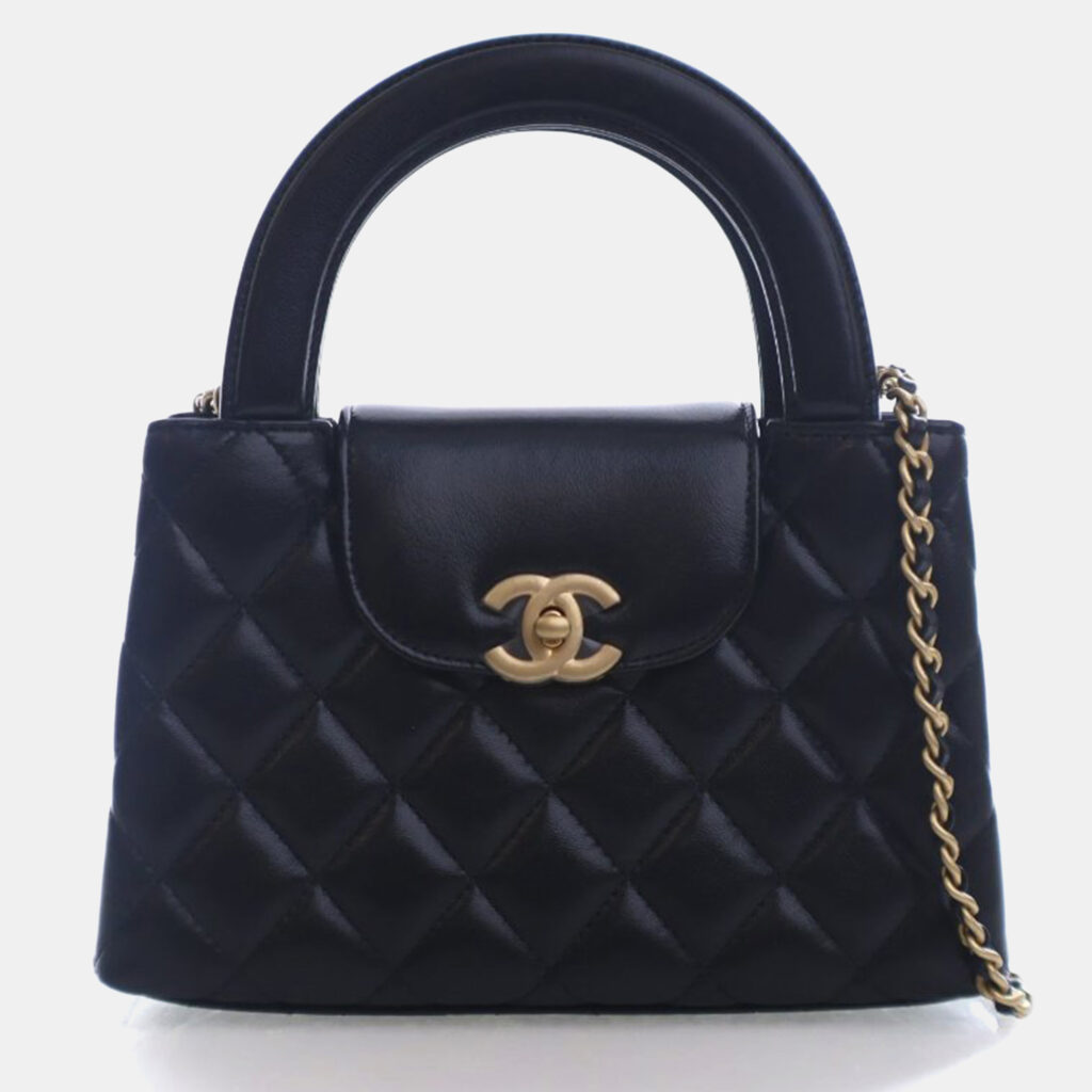 Chanel Nano Lambskin Kelly Shopper