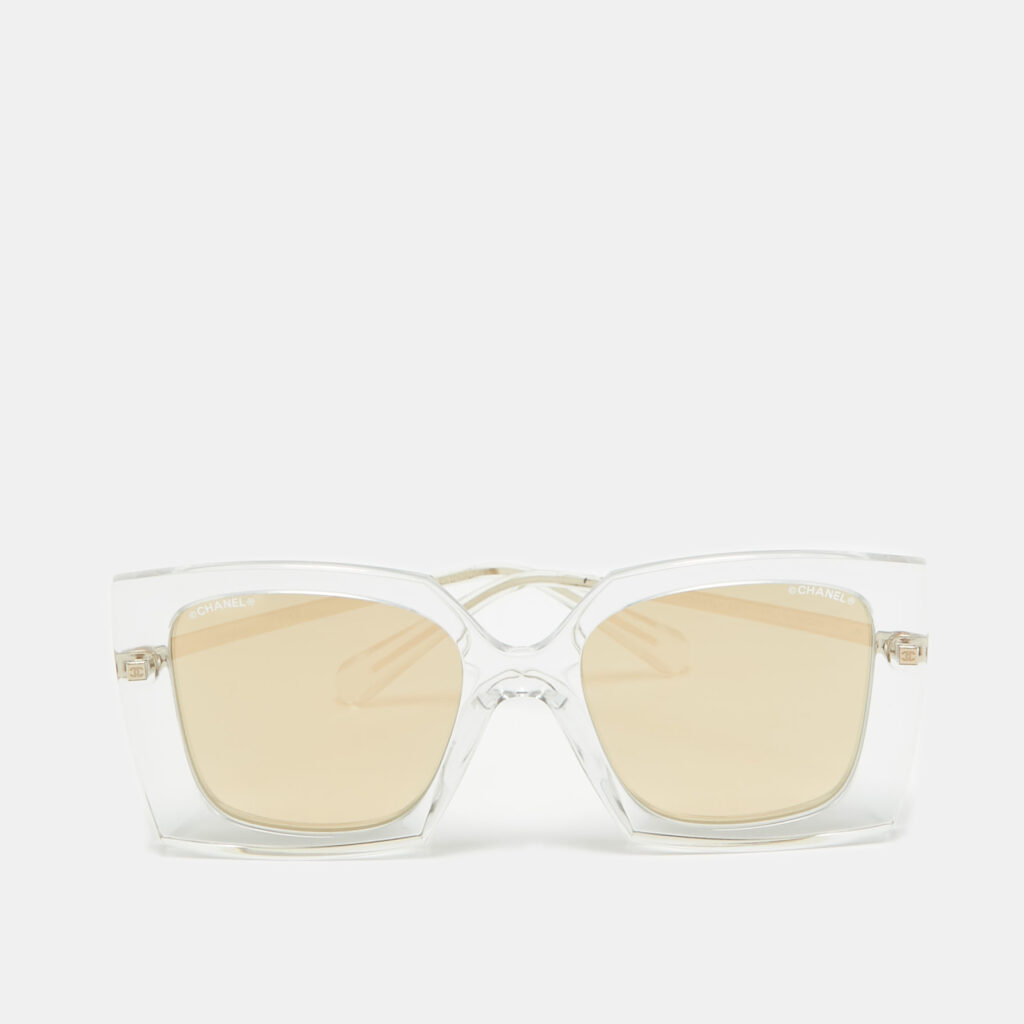 Chanel Gold 6051 Mirror Square Sunglasses Chanel Gold 6051 Mirror Square Sunglasses