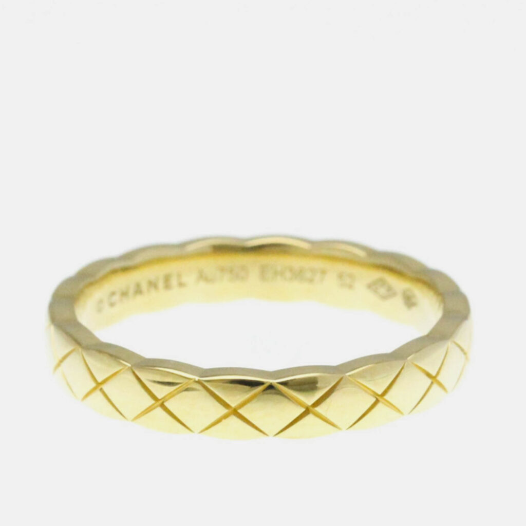 Chanel Coco Crush Mini 18K Yellow Gold Band Ring Chanel Coco Crush Mini 18K Yellow Gold Band Ring