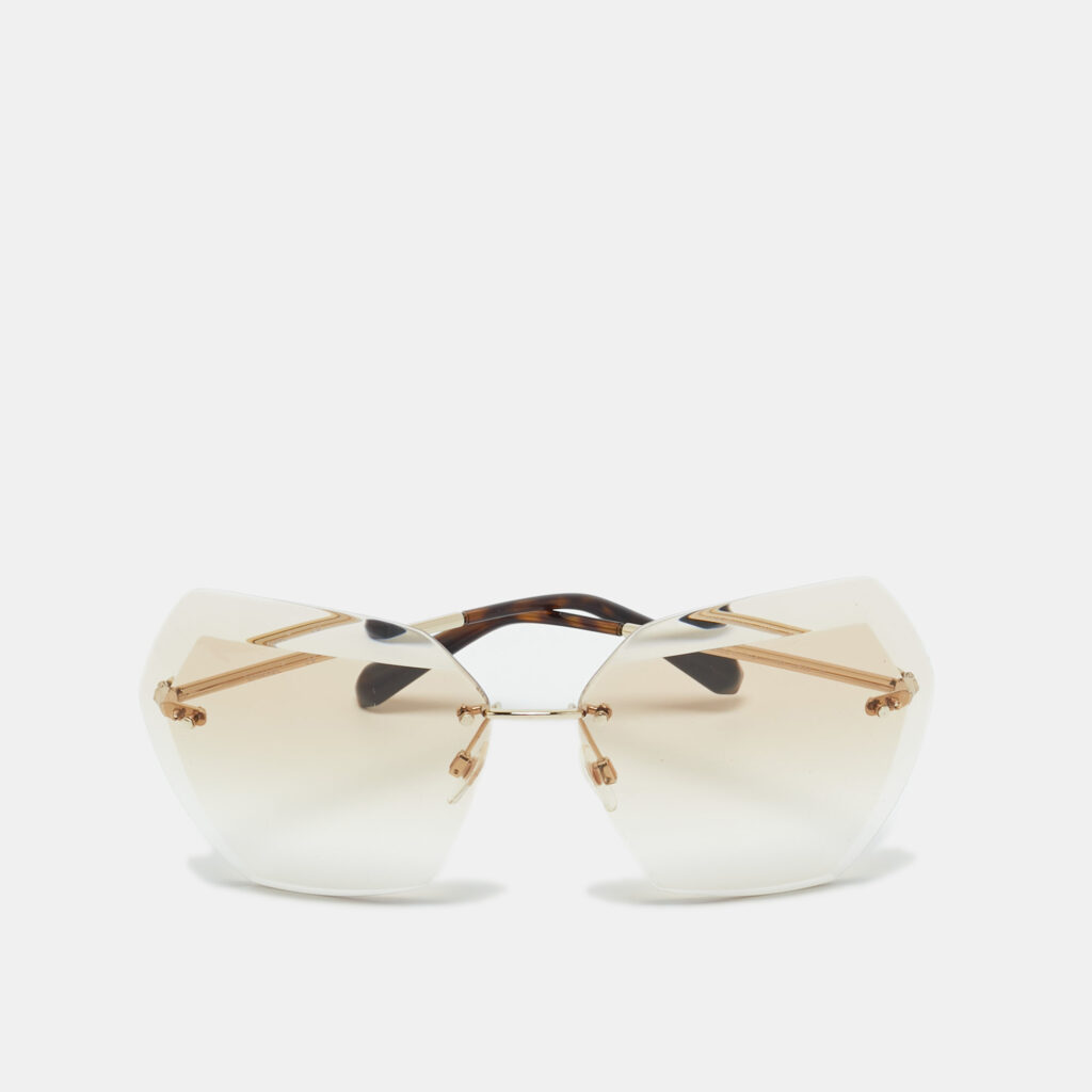 Chanel Brown Gradient 71180 Butterfly Sunglasses