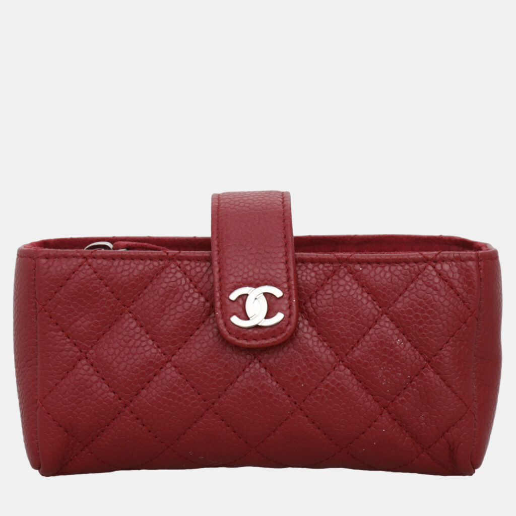 Chanel Caviar Phone Pouch