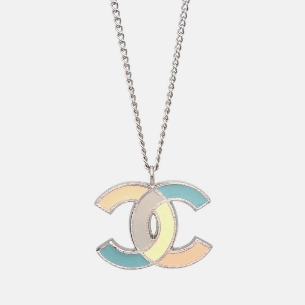 Chanel CC Chain Necklace Silver Chanel CC Chain Necklace Silver