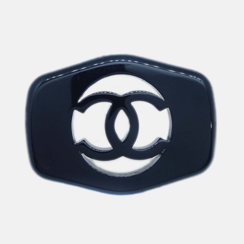 Chanel Brooch Pin Black Chanel Brooch Pin Black