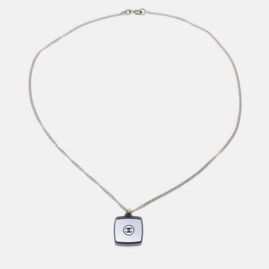 Chanel Rhinestone Gold Chain Pendant Necklace Chanel Rhinestone Gold Chain Pendant Necklace