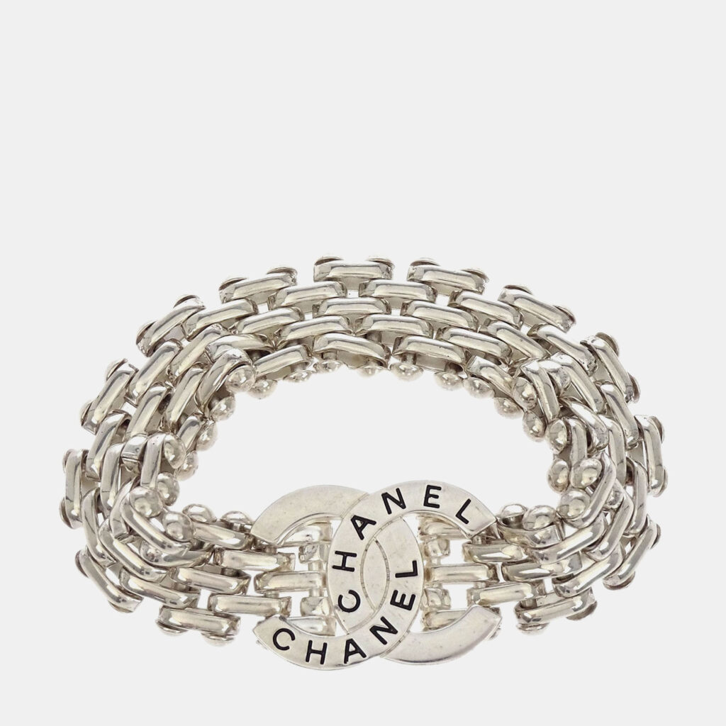 Chanel CC Bracelet Silver Chanel CC Bracelet Silver