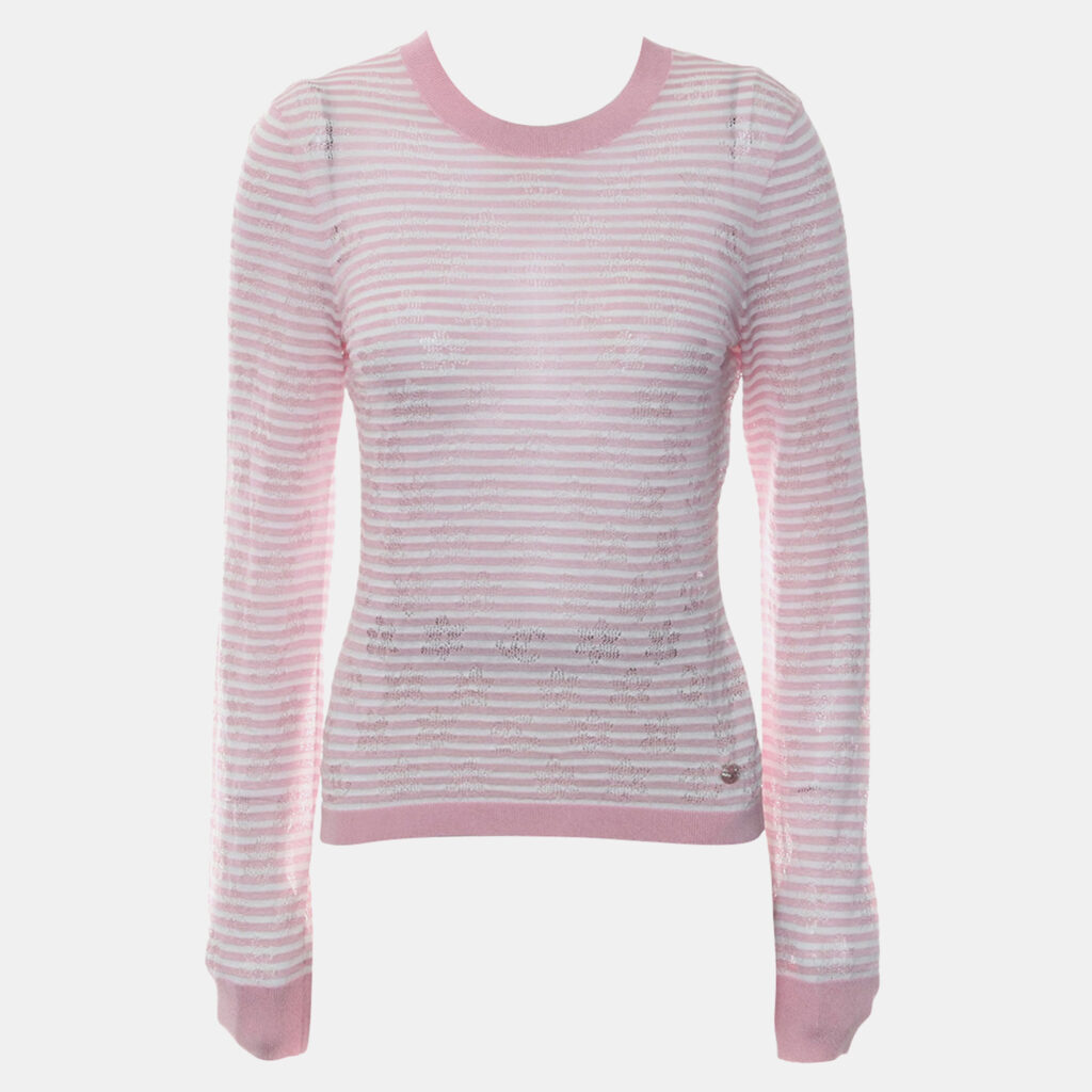 Chanel Stripes Lightweight Sweater Chanel Stripes Lightweight Sweater