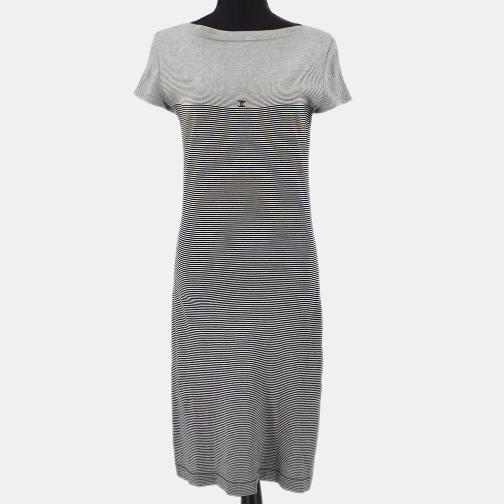 Chanel Dress Gray #38 Chanel Dress Gray #38