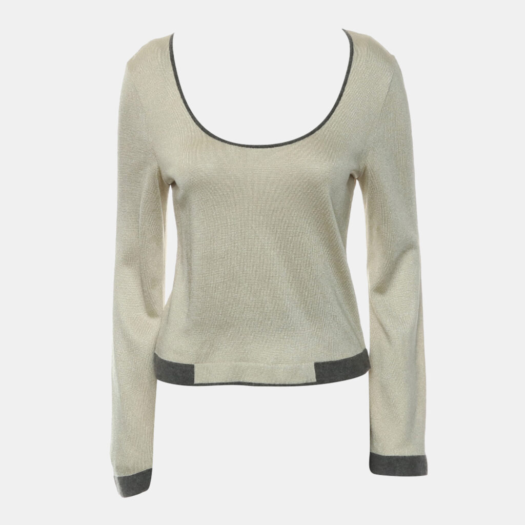 Chanel Long Sleeve Knitted Top Chanel Long Sleeve Knitted Top
