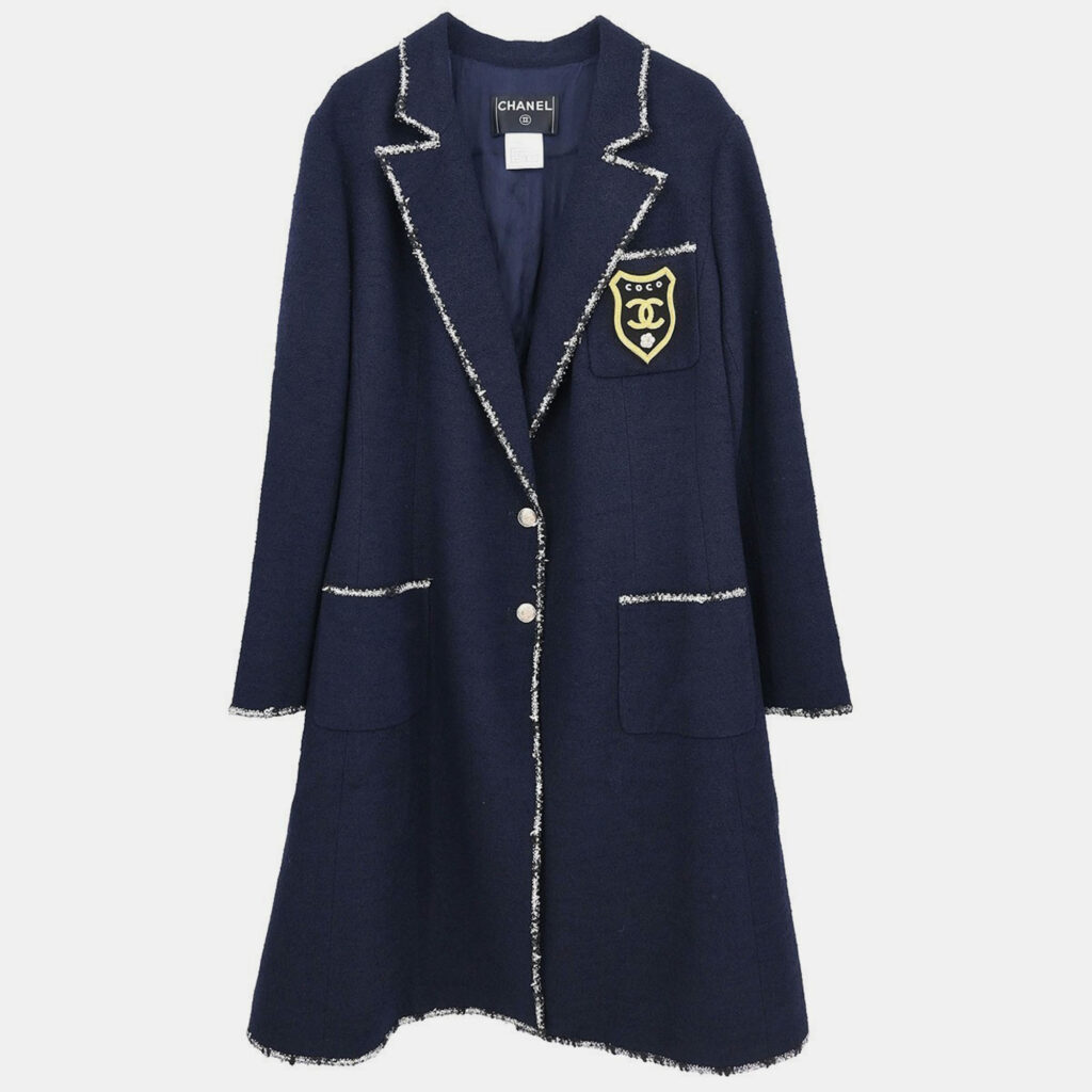 Chanel Jacket Navy 05C #46 Chanel Jacket Navy 05C #46