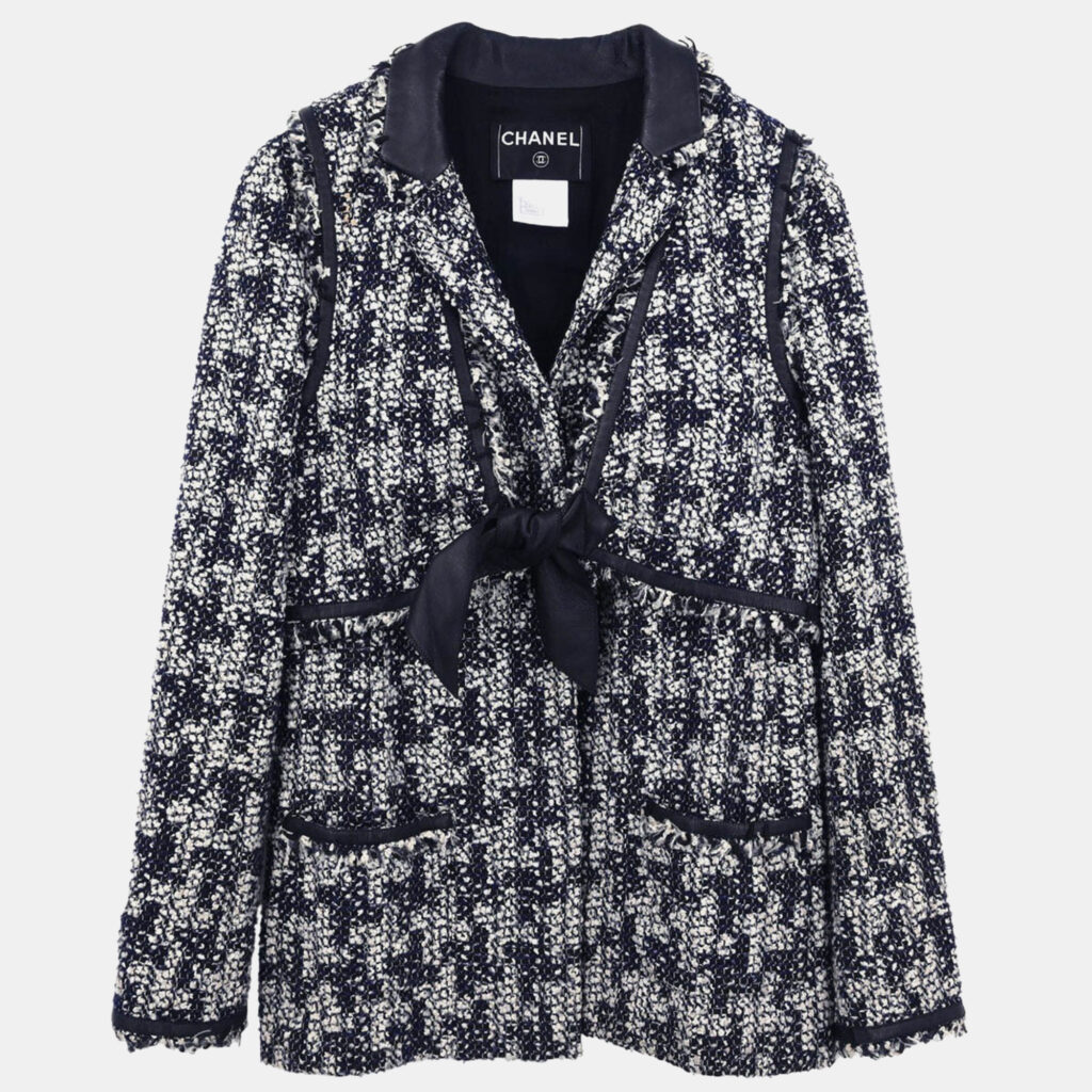 luxury-women-chanel-used-clothes-p1242093-010-1.jpg Chanel Ensemble Jacket Vest Black #40