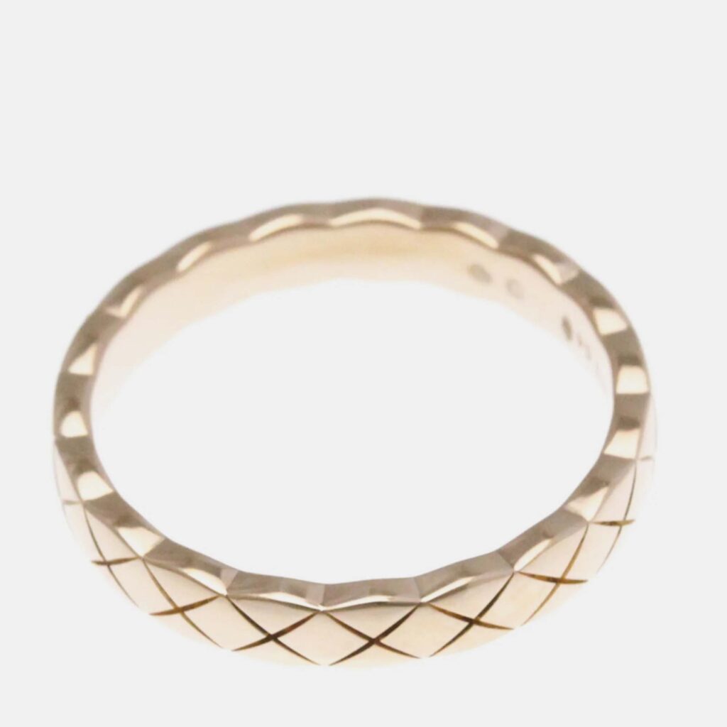 Chanel Coco Crush Ring Mini Pink Gold 18K Fashion Band Ring Pink Gold Chanel Coco Crush Ring Mini Pink Gold 18K Fashion Band Ring Pink Gold