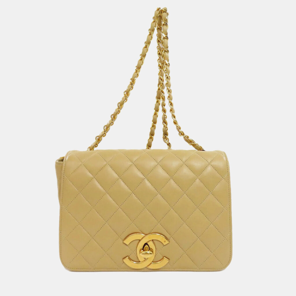 Chanel Lambskin Matelasse Chain Shoulder Bag Chanel Lambskin Matelasse Chain Shoulder Bag