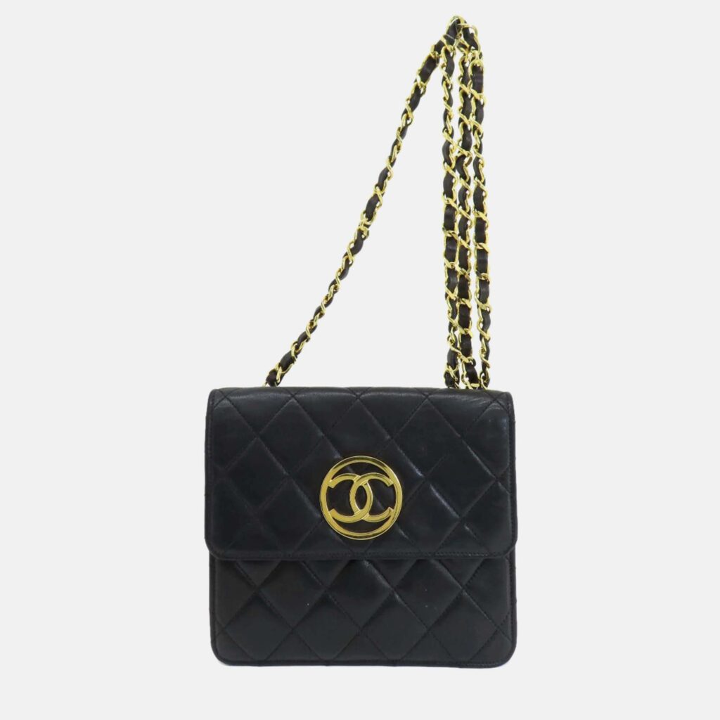 Chanel Lambskin Coco Mark Matelasse Shoulder Bag Chanel Lambskin Coco Mark Matelasse Shoulder Bag