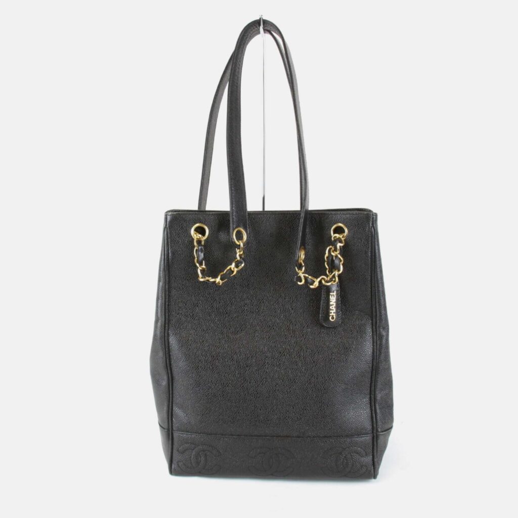 Chanel Black Leather Triple Coco Shoulder Bag Chanel Black Leather Triple Coco Shoulder Bag