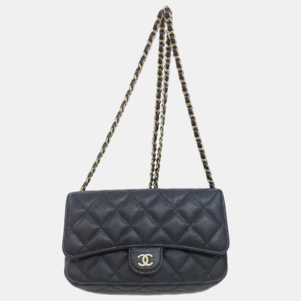 Chanel Caviar Skin Chain Shoulder Matelasse Bag Chanel Caviar Skin Chain Shoulder Matelasse Bag