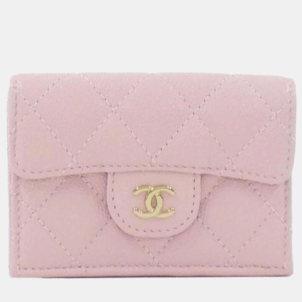 Chanel Timeless Black Leather Classic Line Wallet